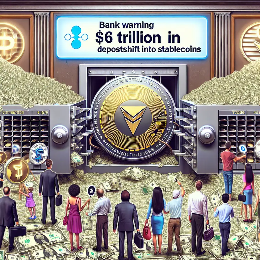 Bank Warns $6T in Deposits May Shift to Stablecoins