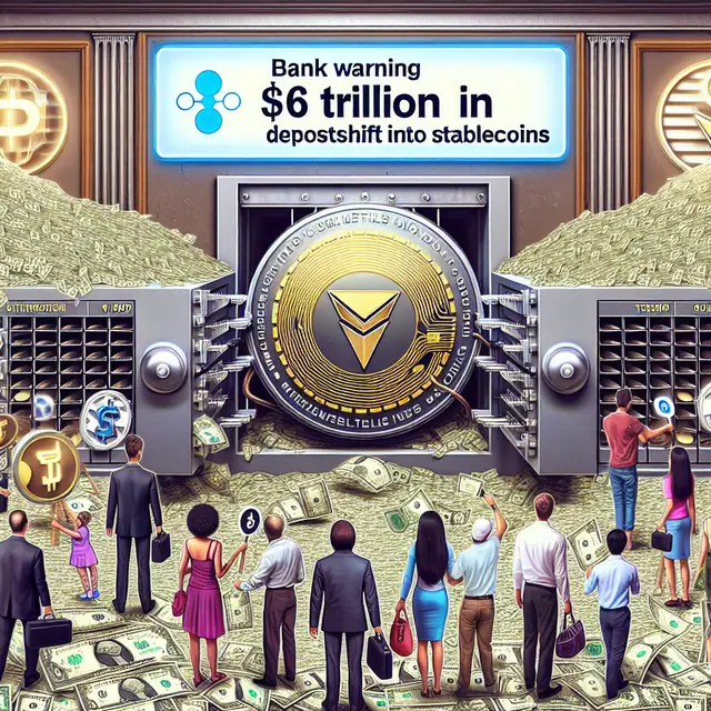 Bank Warns $6T in Deposits May Shift to Stablecoins