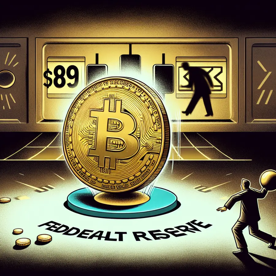 Bitcoin Rebound Pauses at $89K Before Fed Rate Decision