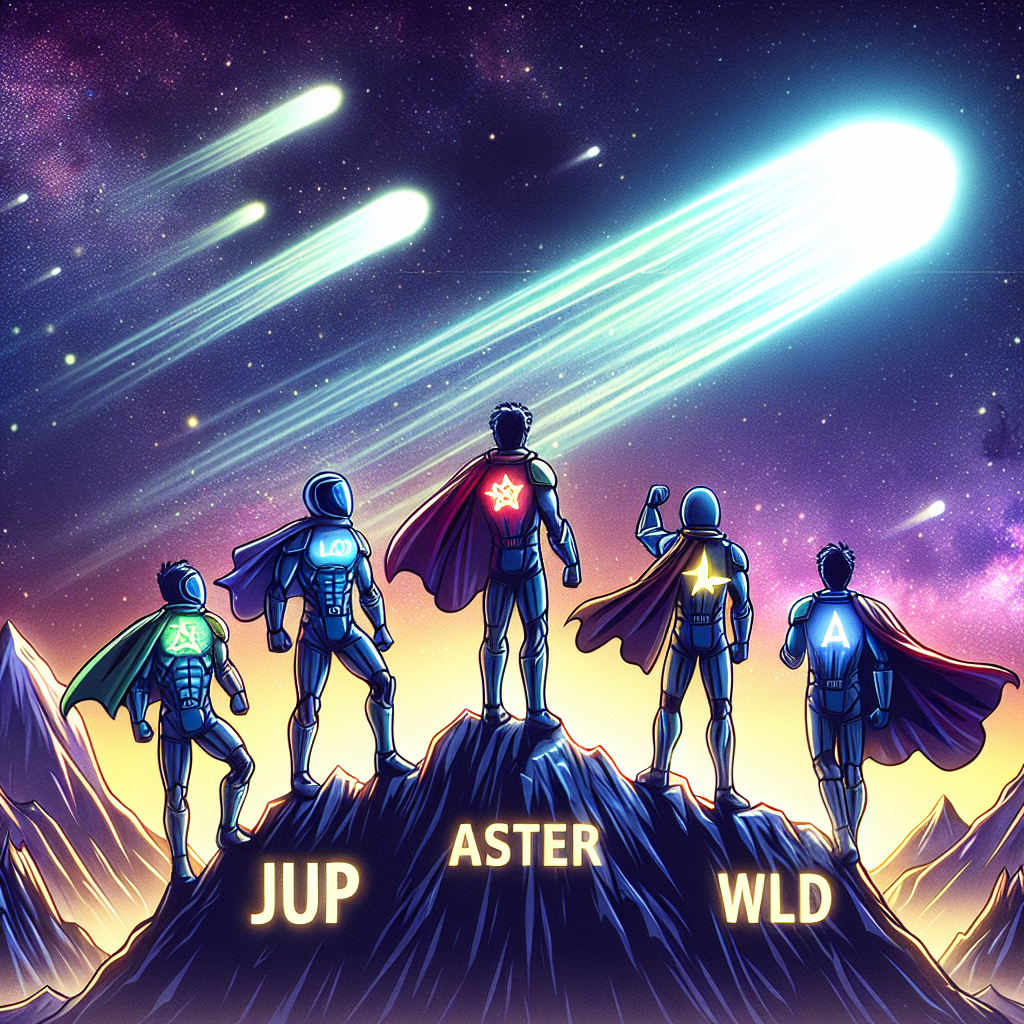 Can JUP, ASTER, LEO, WLD, LIT Rival LivLive's ($LIVE) Crypto Surge?