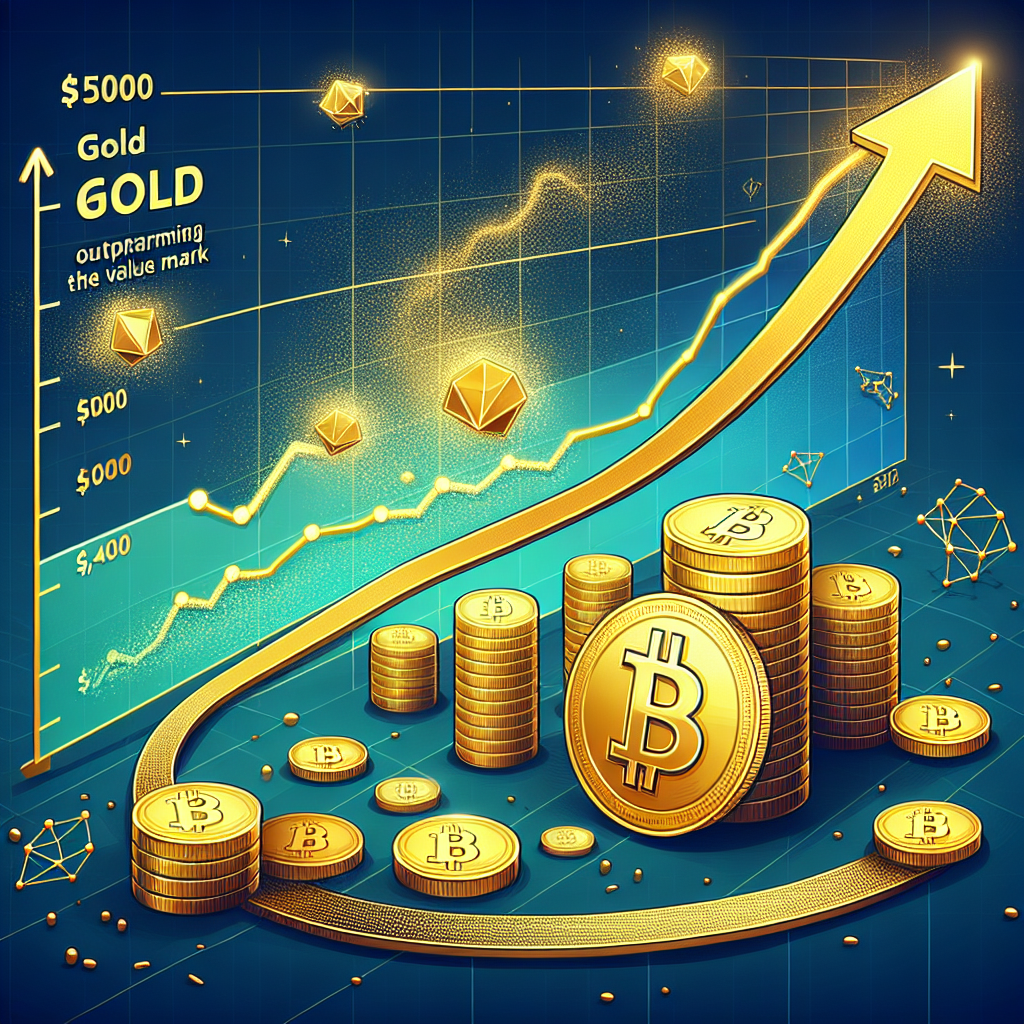 Gold Surges Past $5,000 Record, Outpaces Bitcoin's Growth