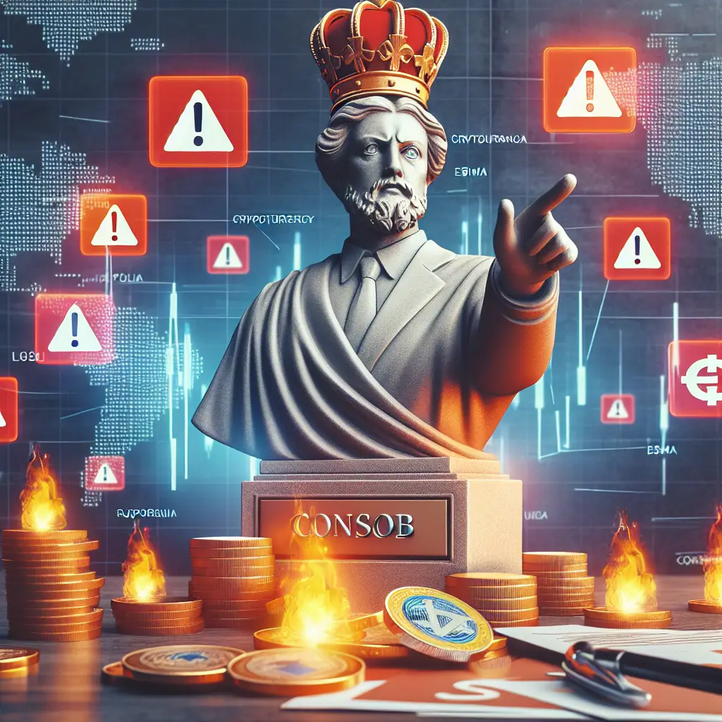 Italy's CONSOB Warns Finfluencers; ESMA Increases Crypto Alerts