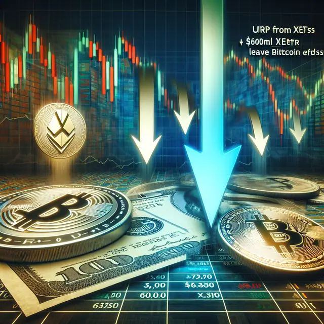 XRP ETFs See Outflows; $600M Leaves Bitcoin, Ether Funds