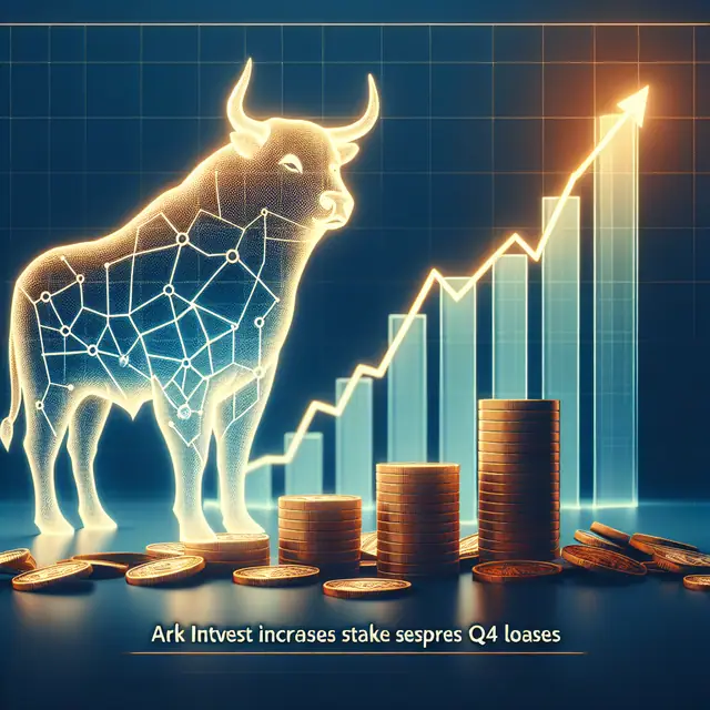 ARK Invest Increases Coinbase Stake Despite Q4 Losses