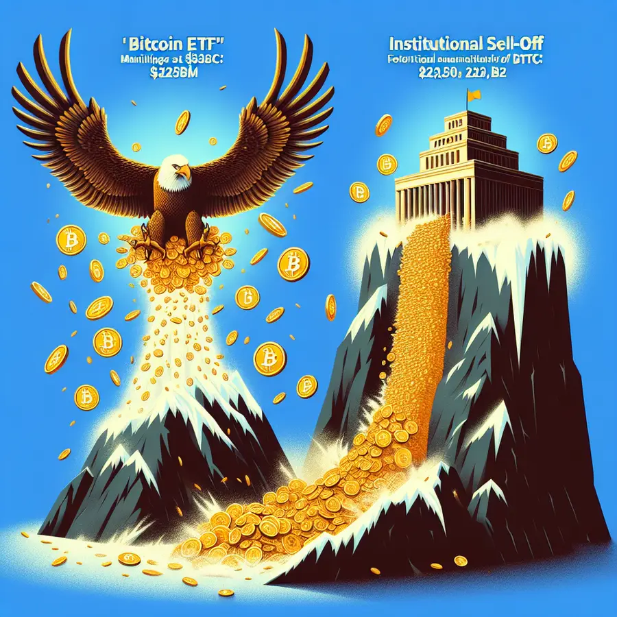 Bitcoin ETFs Gain $258M Despite 25,000 BTC Institutional Sell-Off