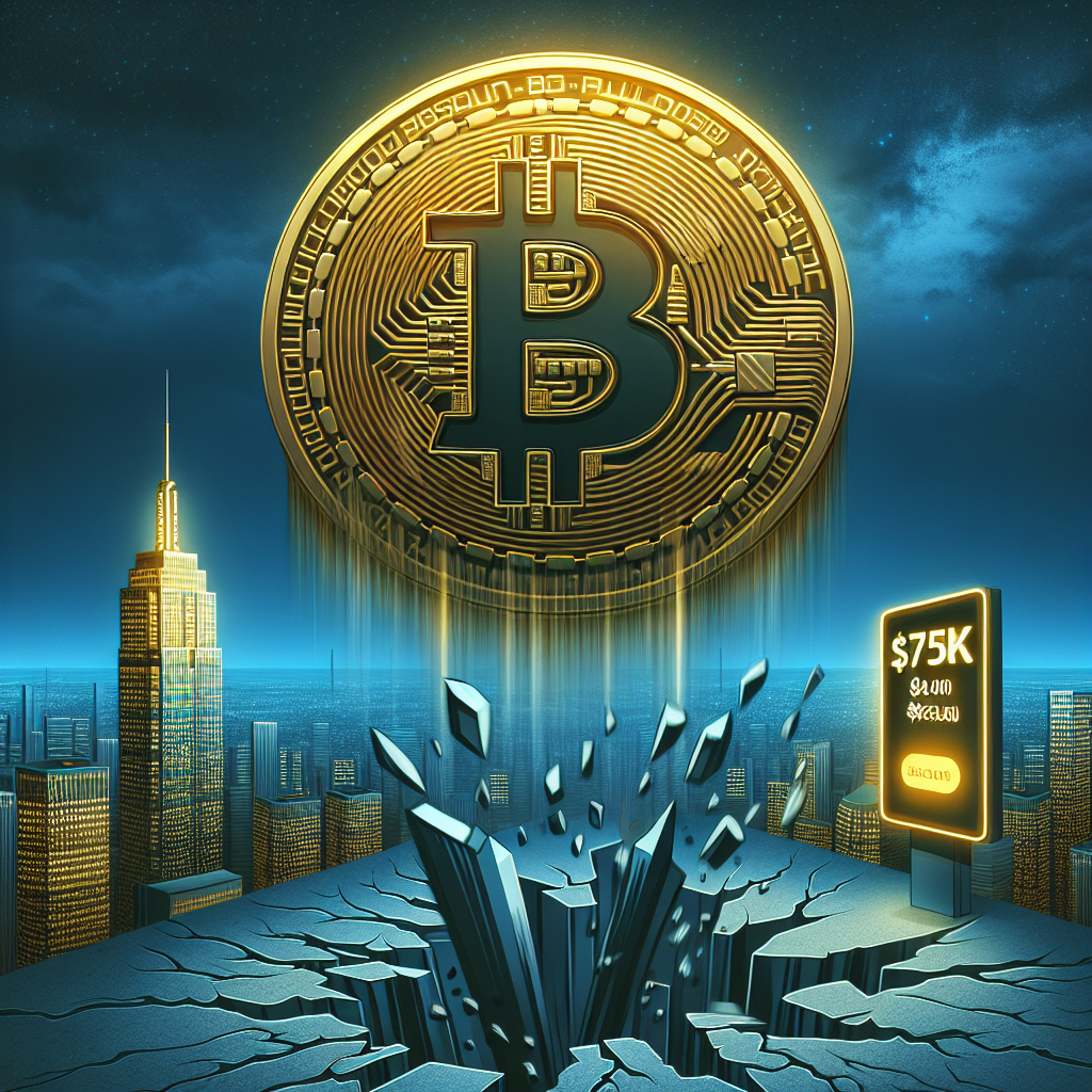 Bitcoin Plummets Below $75K Amid Cryptocurrency Market Crash