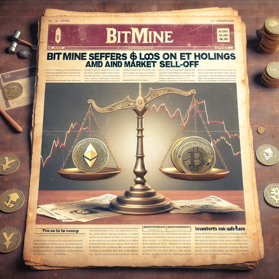 BitMine Suffers $6B Loss on Ether Holdings Amid Market Sell-Off