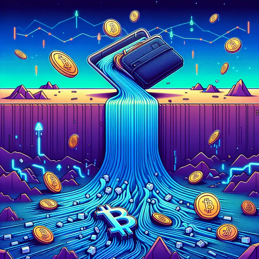 Crypto Outflows Persist for 4th Week; Bitcoin Dips Below $70K
