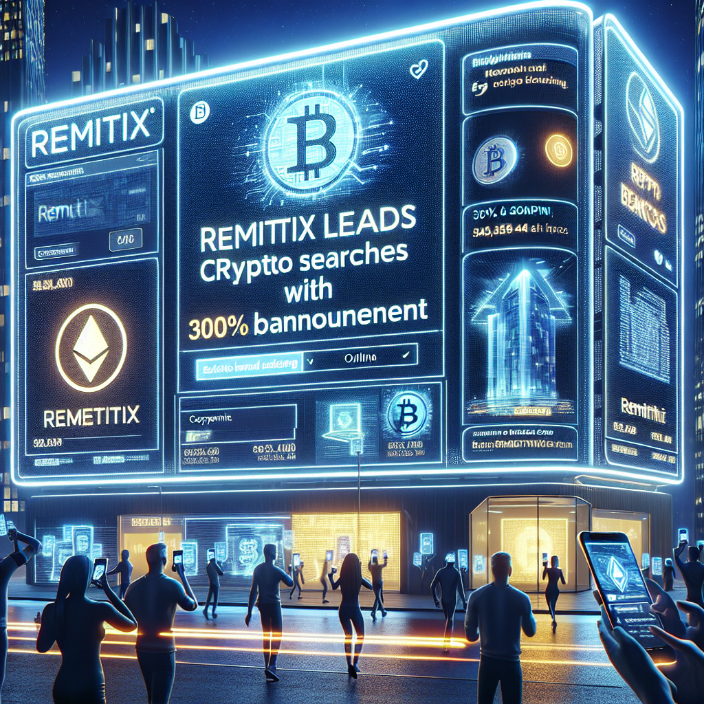 Remittix Leads Crypto Searches with 300% Bonus Announcement