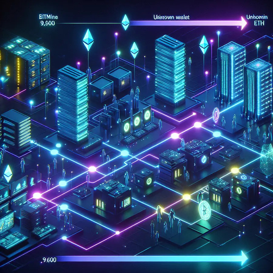 Arkham Data Shows Bitmine Moved 9,600 ETH to Unknown Wallet