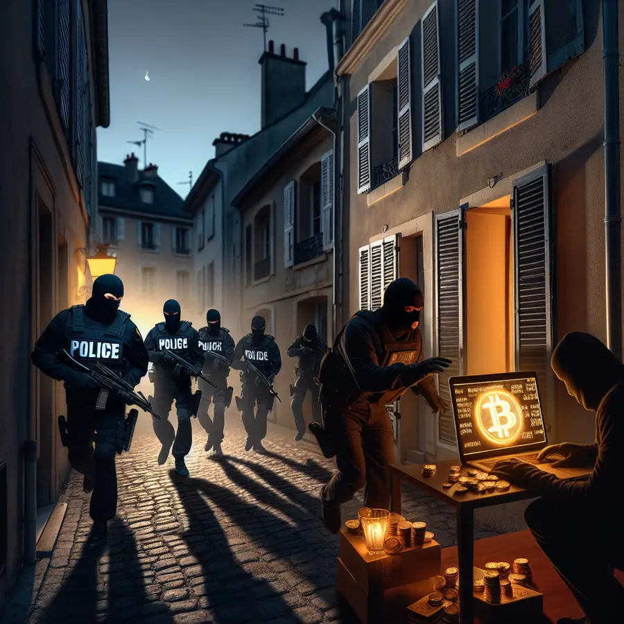 Fake Police Raid in France Leads to $1M Bitcoin Theft