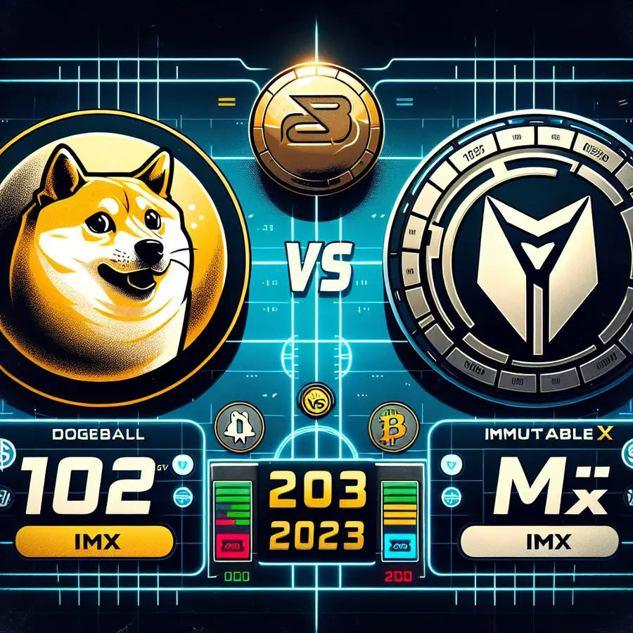 "Top 100x Crypto Picks: DOGEBALL vs Immutable X (IMX) 2023"