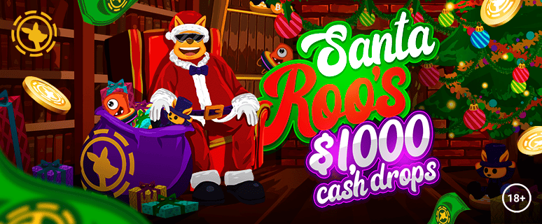 Roobet: Santa Roo's Daily Cash Drops