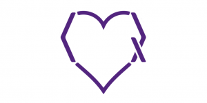A stylised, violet heart integrating the logo of Quantum Journal.