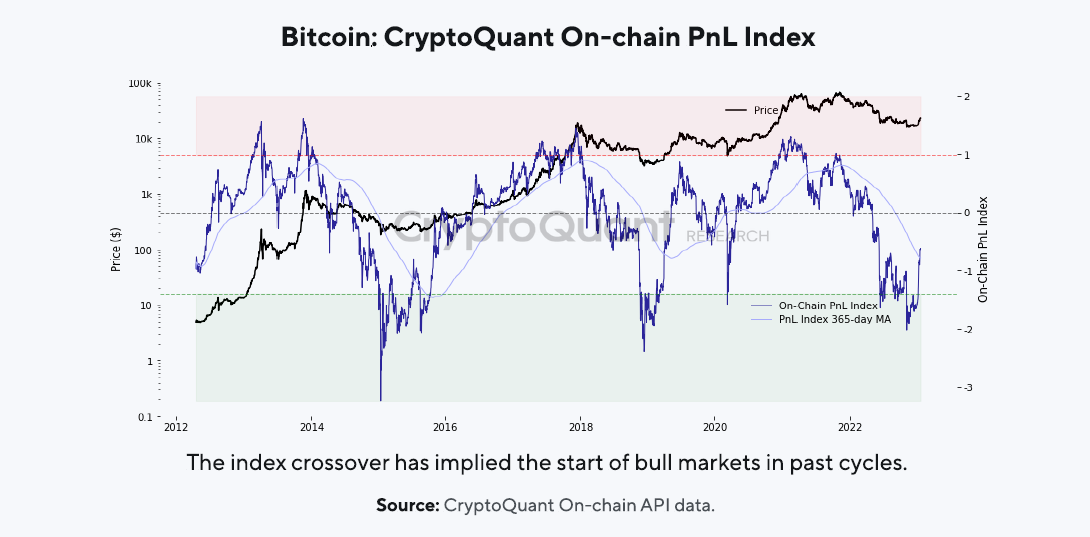 Bitcoin CryptoQuant PnL Index