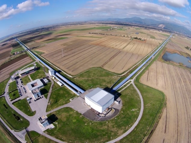 The Virgo gravitational-wave detector in Italy