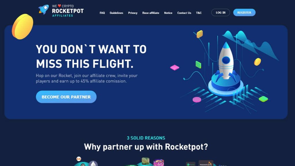 Rocketpot Affiliate Program