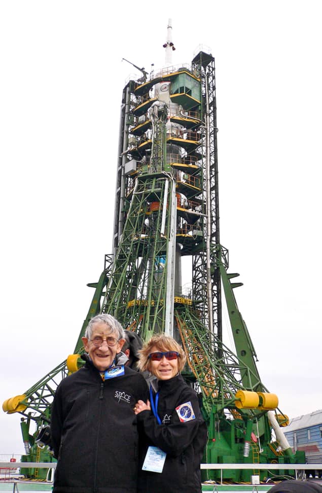 Freeman and Imme Dyson at the Baikonur Cosmodrome