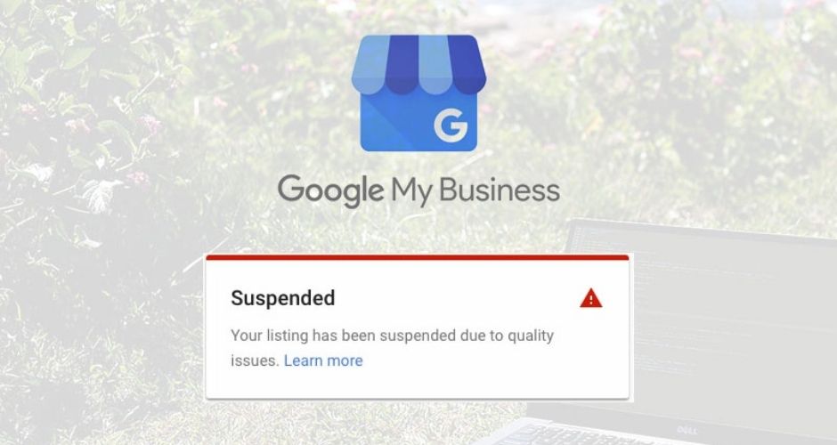 Google business profile suspended