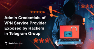 Telegram 그룹의 해커가 노출한 VPN 서비스 공급자의 관리자 자격 증명