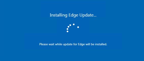 Figure 7. Fake Microsoft Edge update window