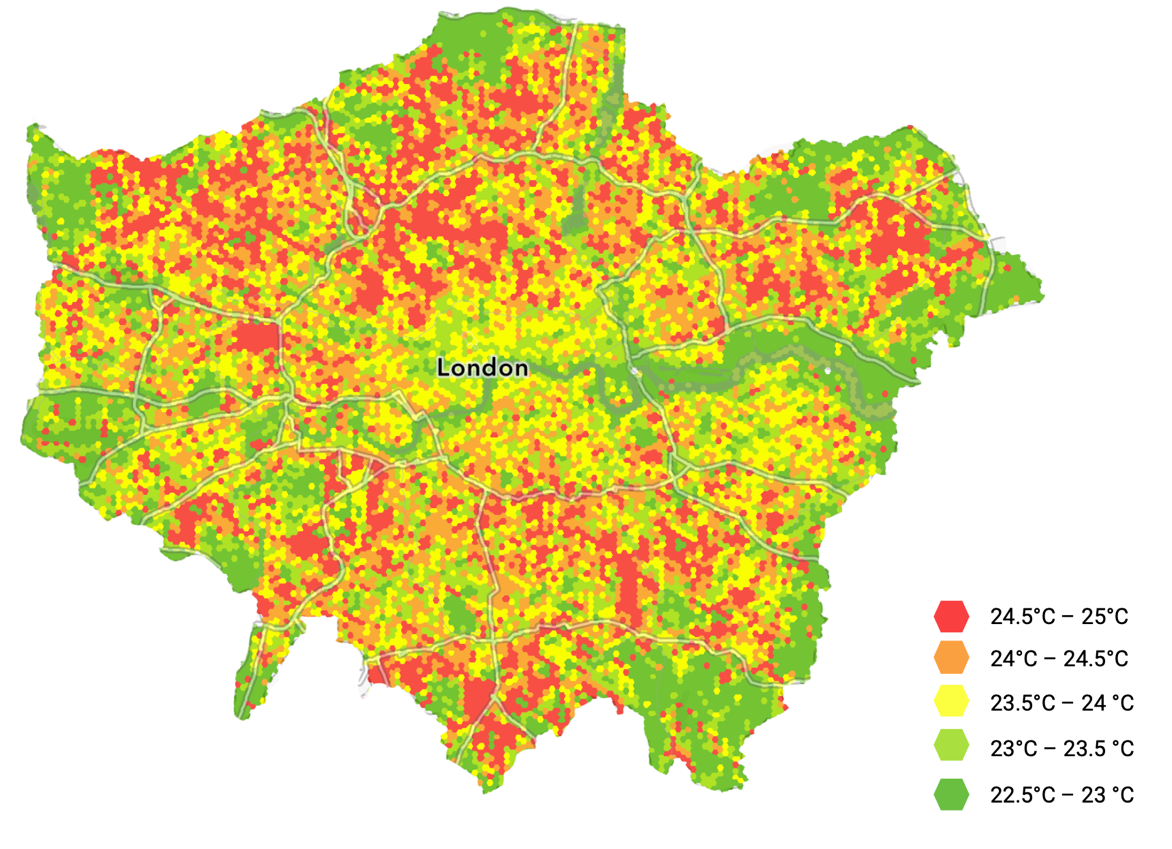 London analysis visualised with Arup's existing product tooling