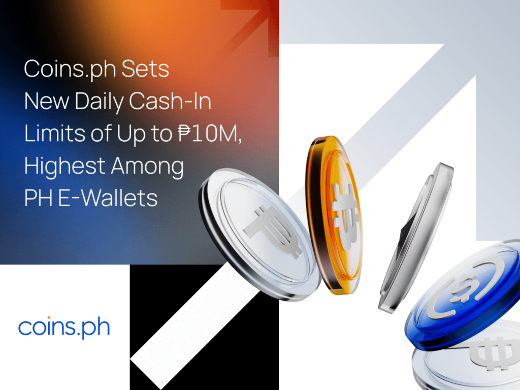 Photo for the Article - Coins.ph Raises Daily Cash-In Limits to ₱10M, Tops PH E-Wallets