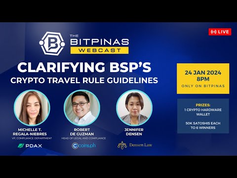BSP'nin Kripto "Seyahat Kuralı" Yönergelerinin Açıklığa kavuşturulması | BitPinas Web Yayını 36