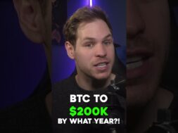 Bank Predicts BTC to $200K by what year?! #shorts