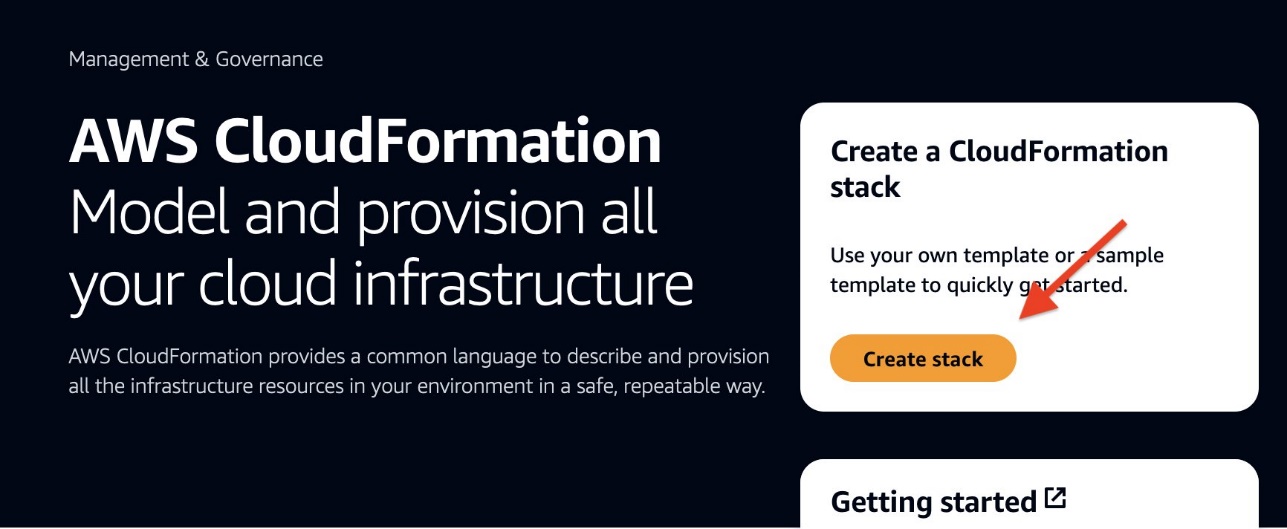 Cloudformation home page