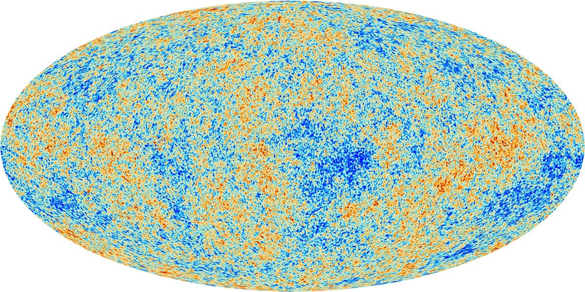Planck map of the cosmic microwave background