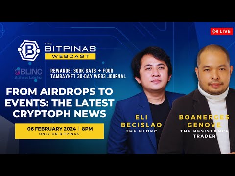 From Airdrops To Events: The Latest CryptoPH News - BitPinas Webcast 38