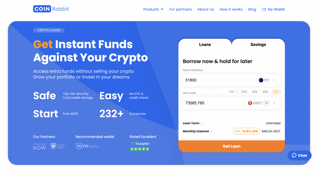 crypto loan platform