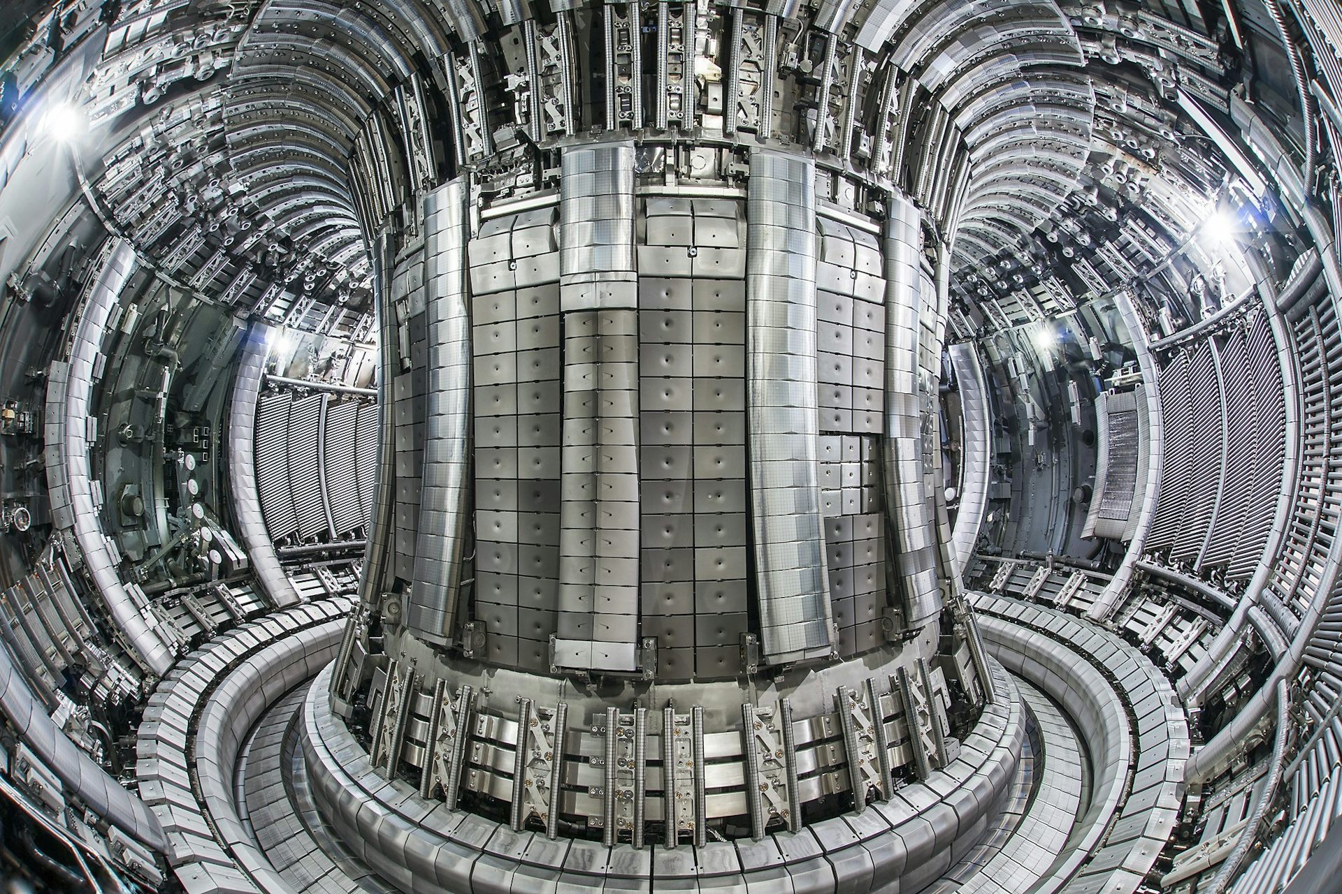 एक संलयन टोरस के अंदर