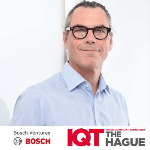 Jan Westerhues, sócio de investimentos da Bosch Ventures, é palestrante da conferência IQT the Hague na Holanda em abril de 2024.
