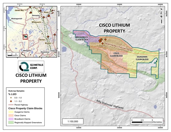 Cannot view this image? Visit: https://coingenius.news/wp-content/uploads/2024/03/q2-metals-to-acquire-100-of-the-large-scale-cisco-lithium-property-located-in-james-bay-quebec-with-historical-assays-including-115-4-metres-at-1-21-li2o-2.jpg
