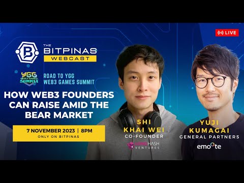 چگونه بنیان‌گذاران Web3 می‌توانند در میان بازار خرسی سرمایه جمع‌آوری کنند | BitPinas Webcast 29
