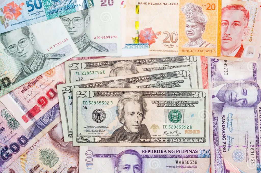 美元 马来西亚林吉特 货币 金砖四国