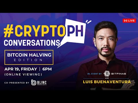 (Transmisión en vivo) #CryptoPH Conversaciones con Florin Hilbay y Luis Buenaventura