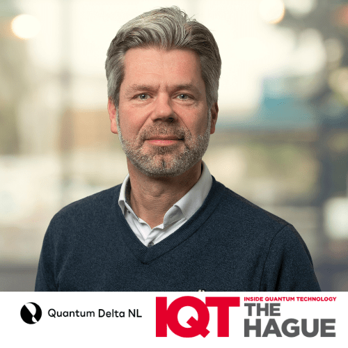 Hugo Gelevert, Lead Ecosystem Development für Quantum Delta NL, ist Moderator des IQT Den Haag-Panels 2024