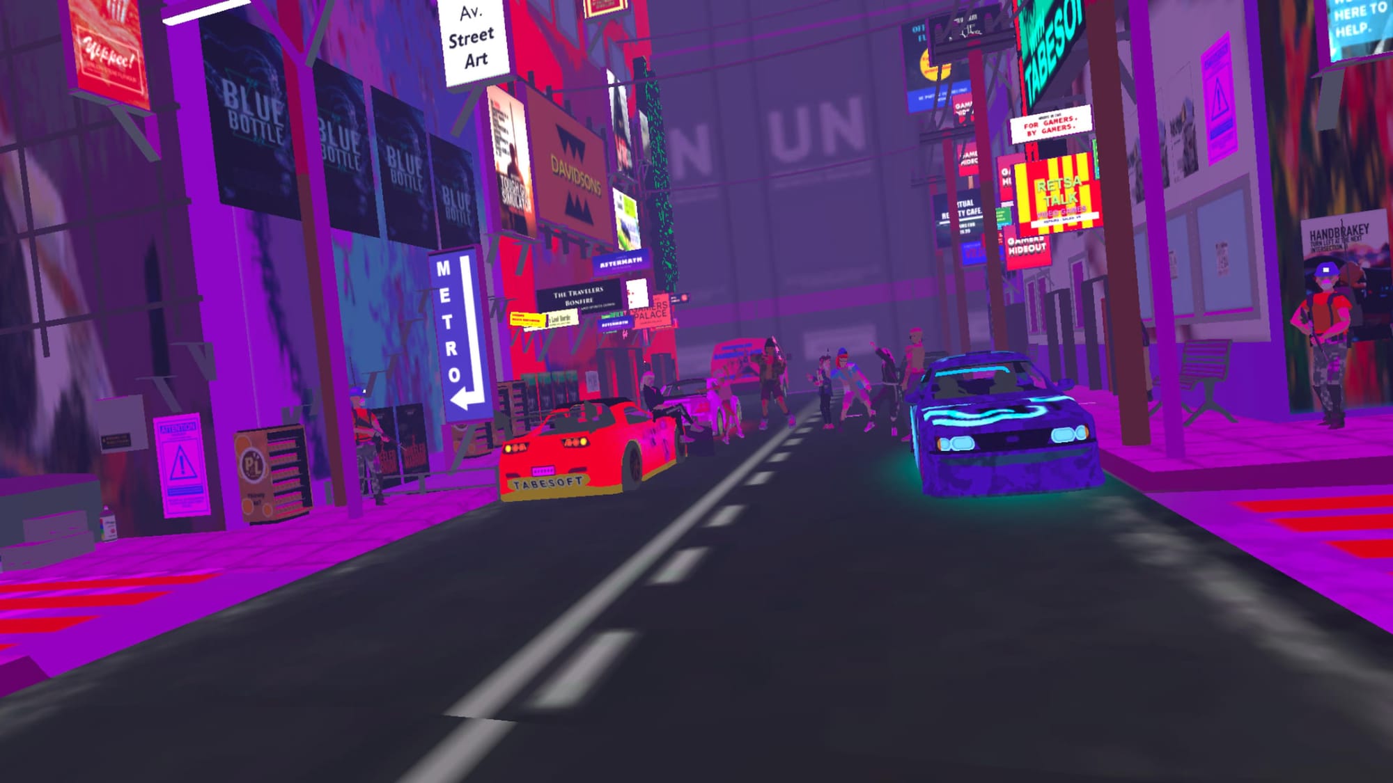 Umurangi Generation VR – знімок екрана PSVR 2