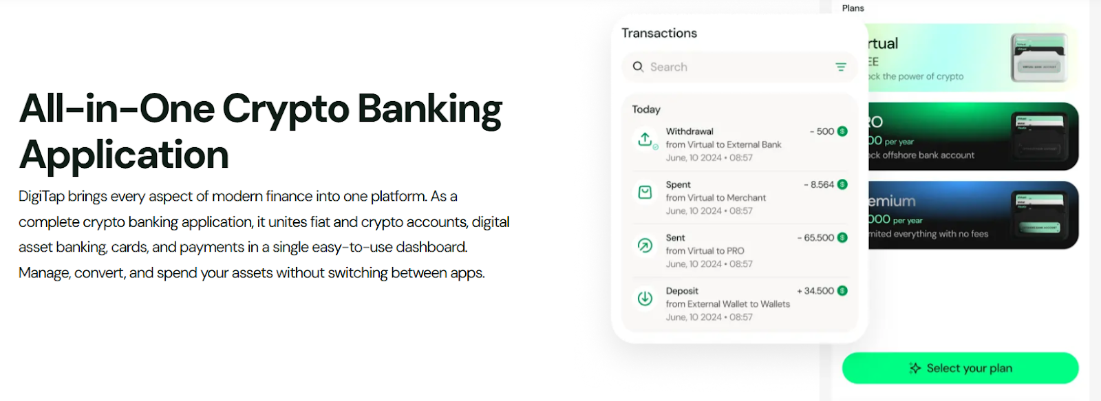 crypto banking information
