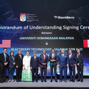 BlackBerry and Universiti Kebangsaan Malaysia Announce Strategic Partnership to Advance Malaysia's Future Cyber-Defenders and Embedded Software Talent