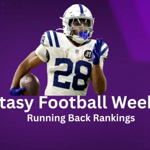 Fantasy Football Week 10 Running Back Rankings